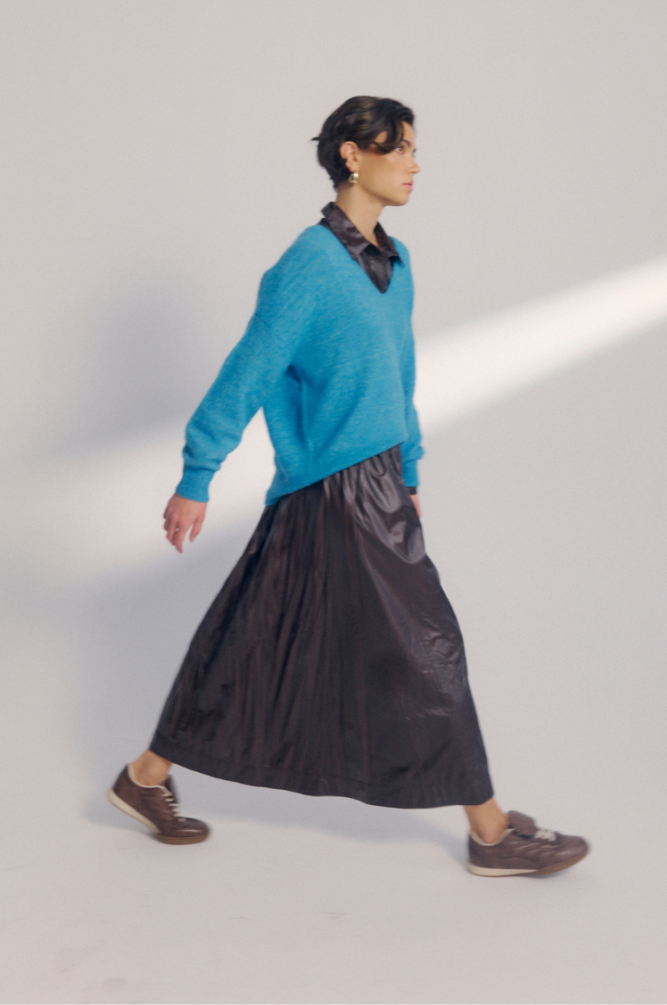 NUMIU SKIRT - Black Coffee