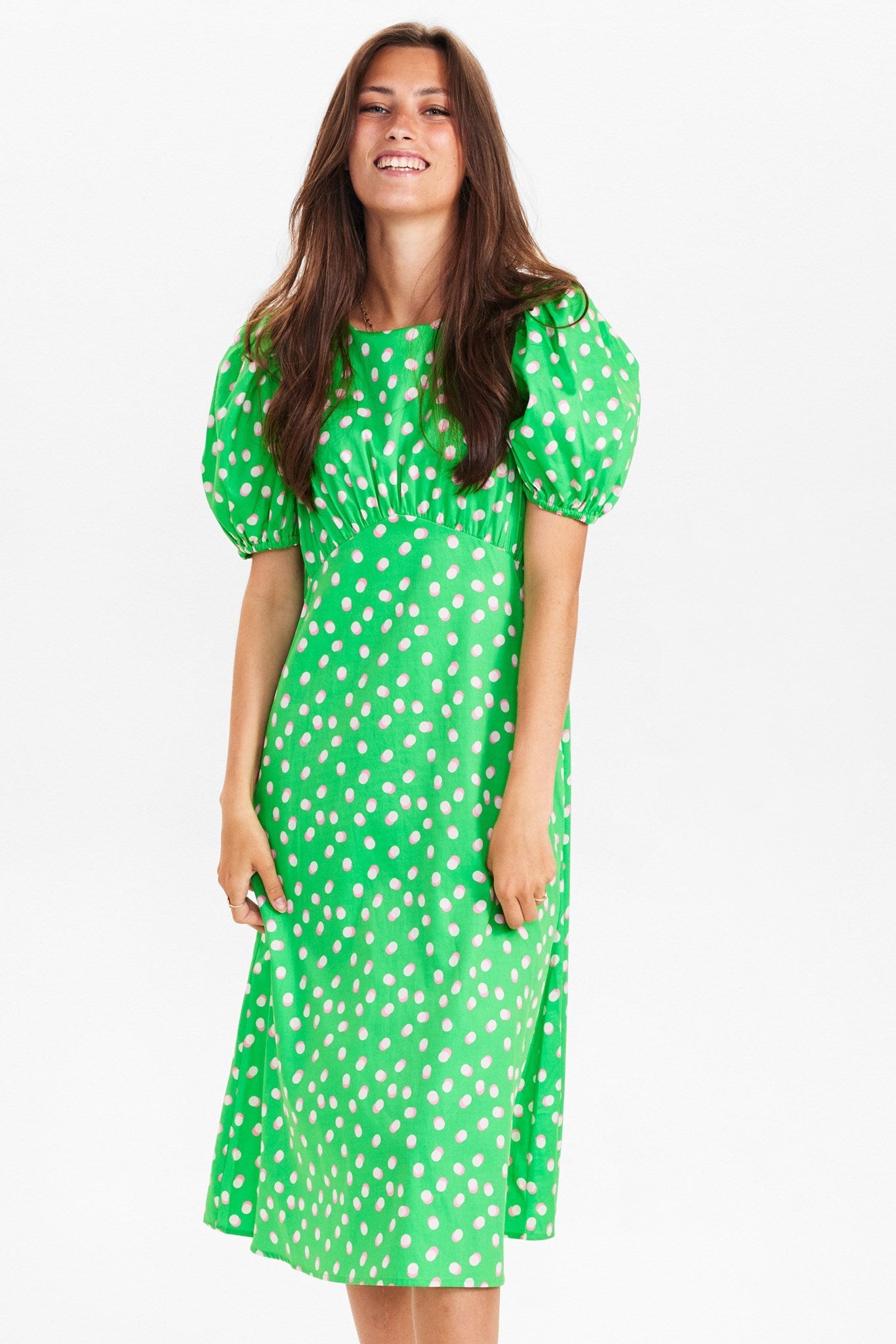 PRE-OWNED NUPAULA DRESS  - Poison green