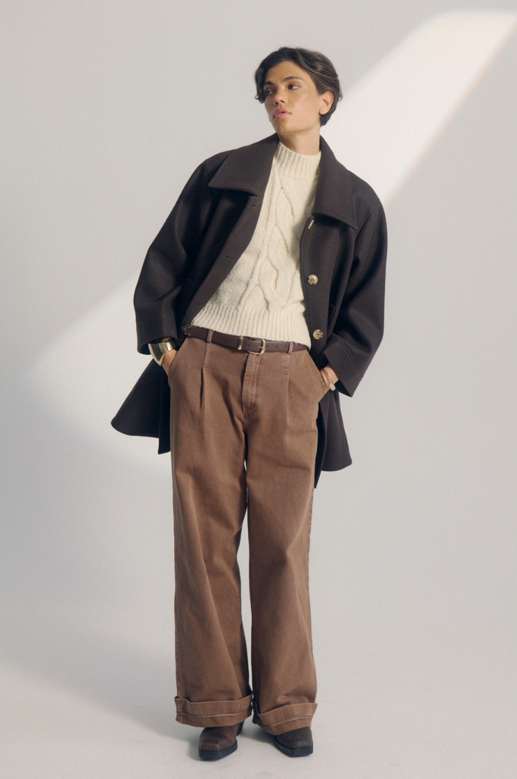 NUKIMBERLY COAT - Black Coffee