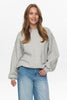 NUBISSA OVERSIZE SWEAT - Light grey mel