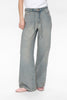 NUBROOKLYN - HR WIDE TINTED JEANS - Light Tinted Blue Denim