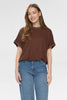 NULEAH BOXY TEE - Chicory Coffee