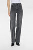 NUPARIS HR WIDE JEANS - P3020 - Black Washed Denim