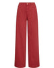 NUHAMILTON HR WIDE JEANS - Washed Mulberry Red Denim
