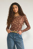 NUSINE MESH BLOUSE - Sahara Sun
