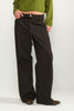 NUBROOKLYN HR WIDE JEANS - Black Coffee