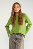 NUMARTA RELAXED FIT PULLOVER - Calla Green