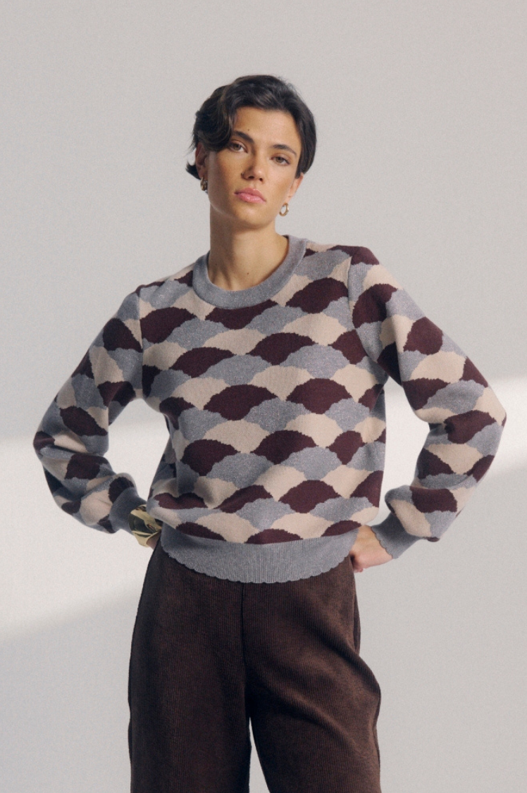 NULILA PULLOVER - Black Coffee