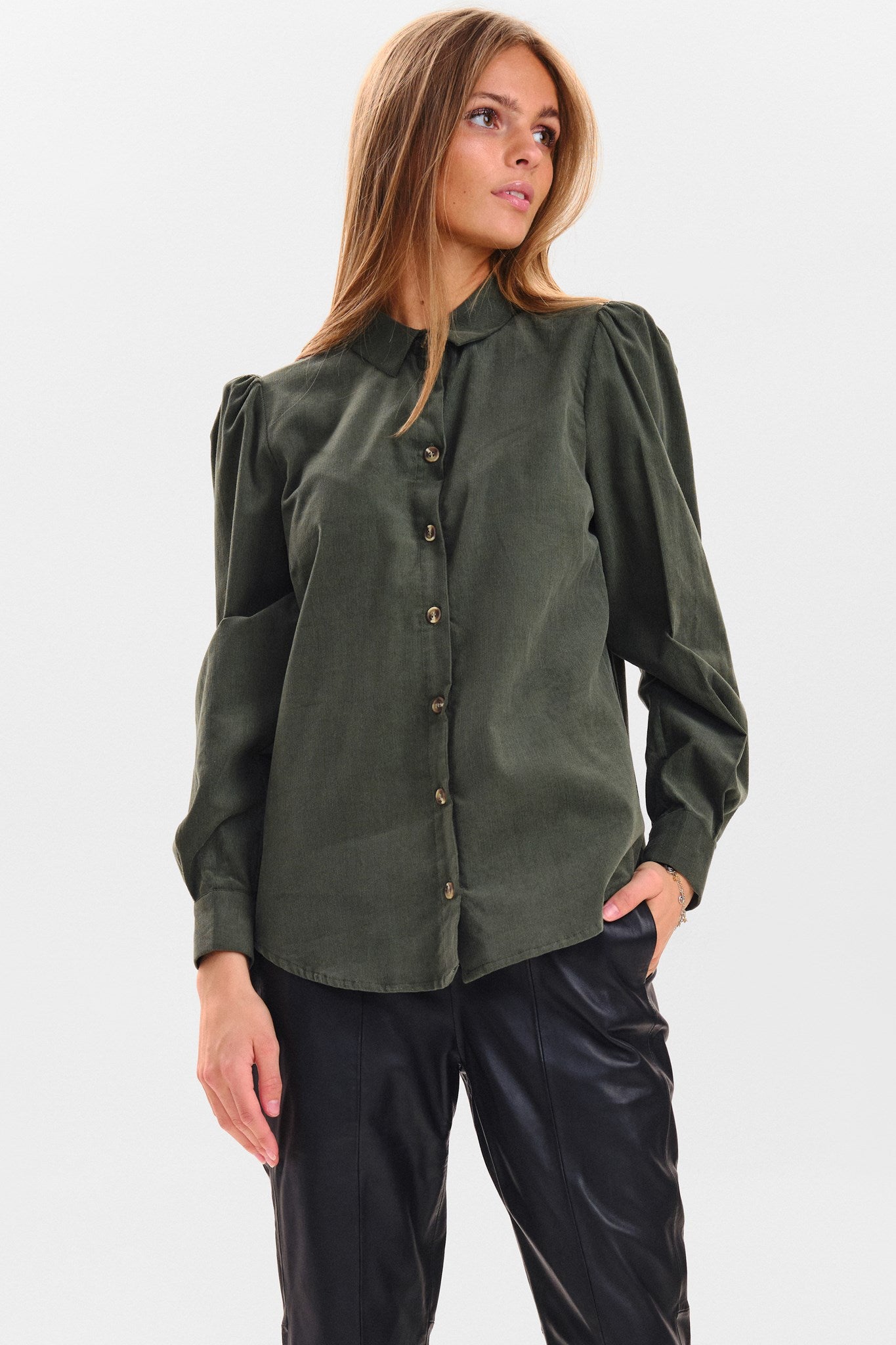 PRE-OWNED SITAIS SHIRT - Olive Night